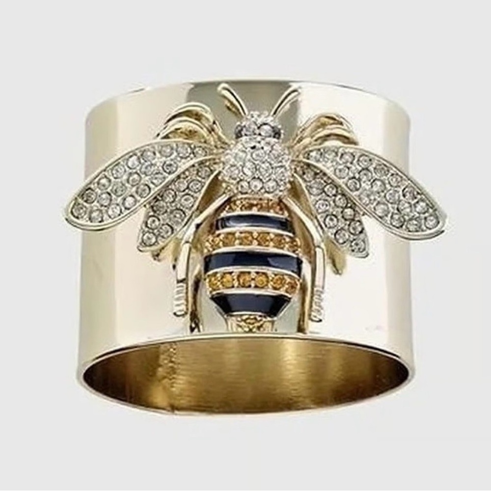 NEW Gold Statement Bumble Bee Ring